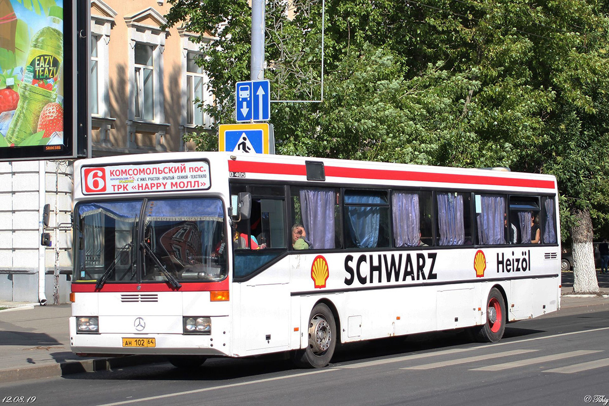 Saratov region, Mercedes-Benz O405 Nr. АН 102 64