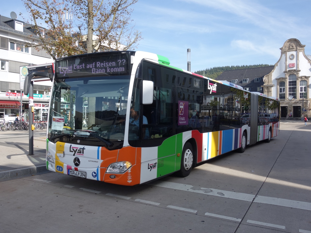 Бавария, Mercedes-Benz Citaro C2 G hybrid № MSP-LY 394