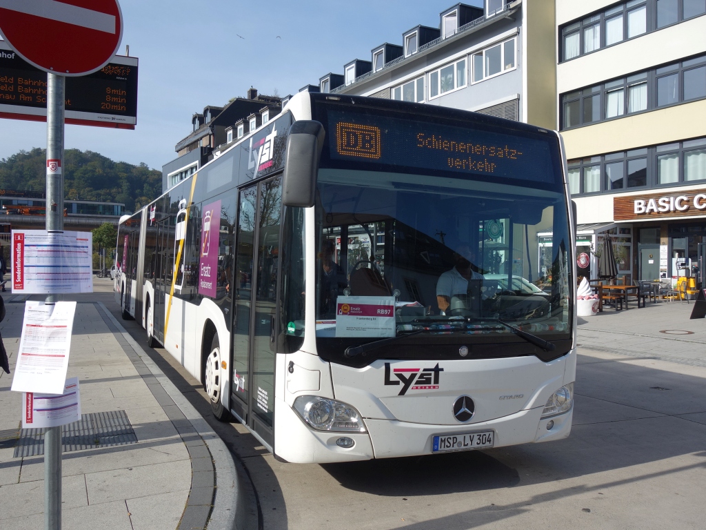 Βαυαρία, Mercedes-Benz Citaro C2 G # MSP-LY 304