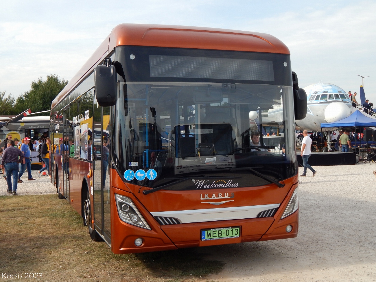 Венгрия, Ikarus 120.EL № WEB-013; Венгрия — V. Ikarus Találkozó, Aeropark (2023)