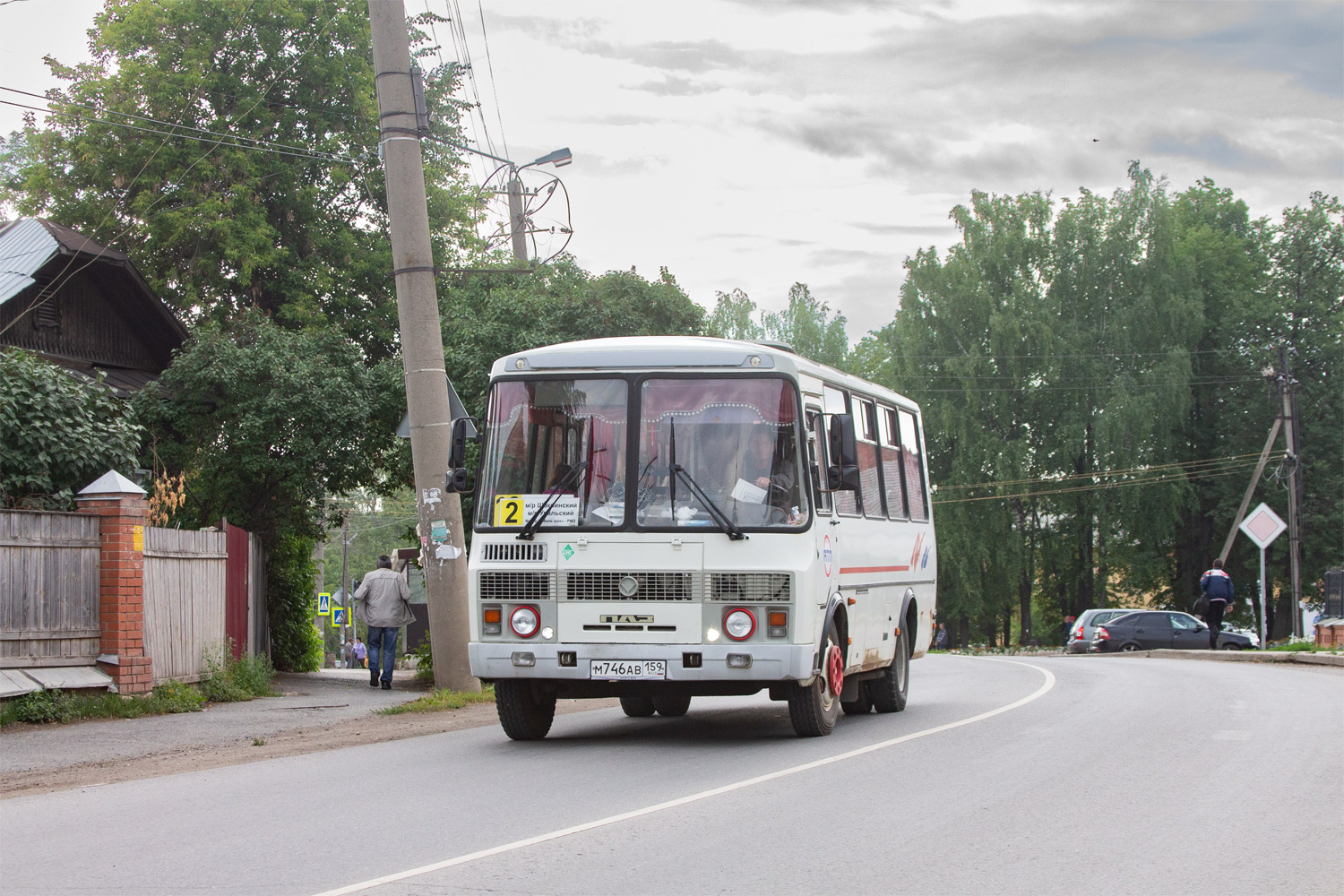 Пермский край, ПАЗ-32054 № М 746 АВ 159