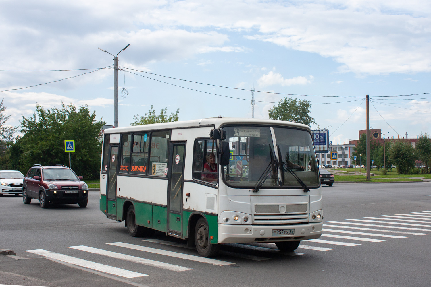 Вологодская область, ПАЗ-320402-03 № Е 257 УХ 35