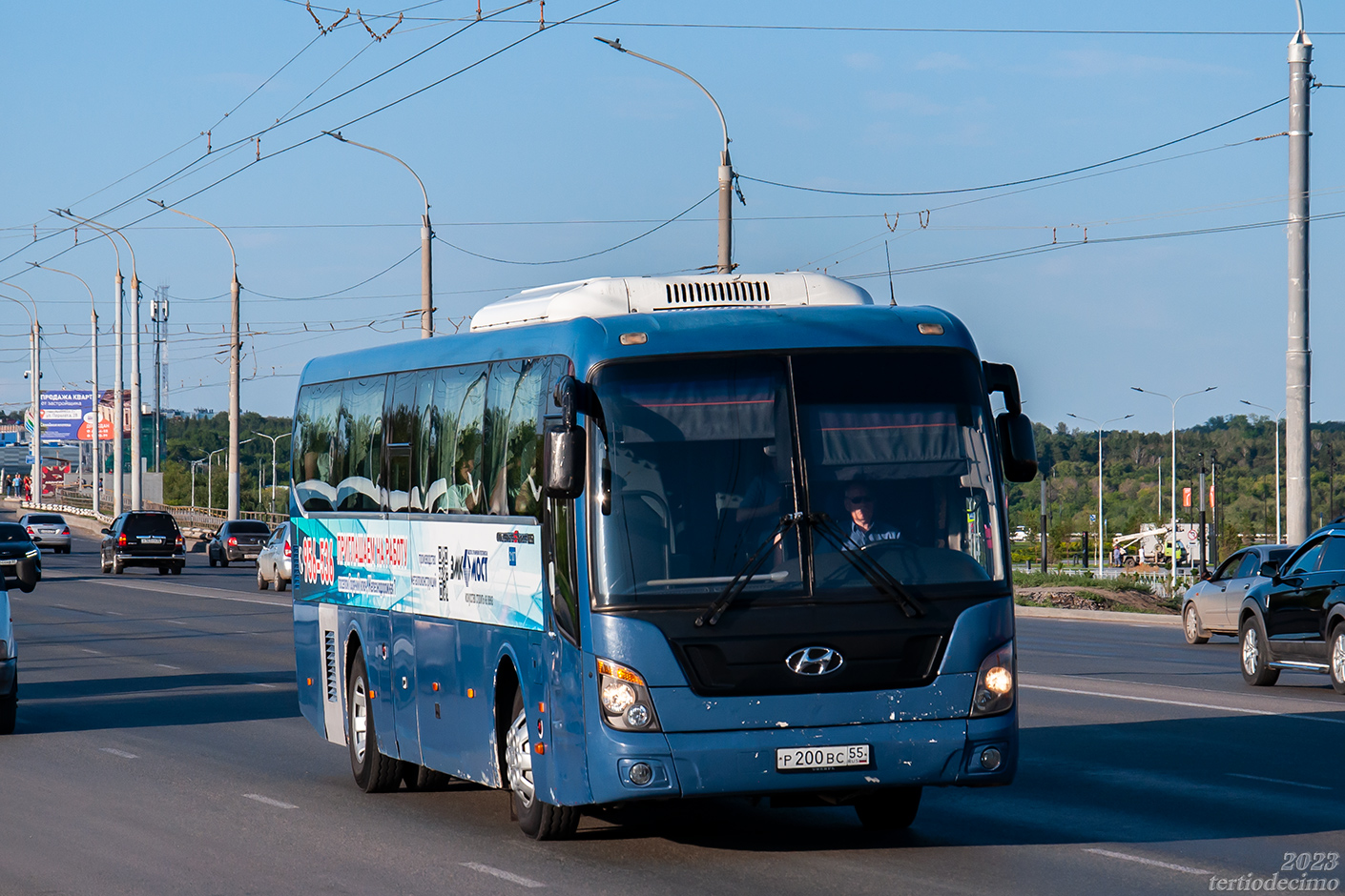 Omsk region, Hyundai Universe Space Luxury № Р 200 ВС 55
