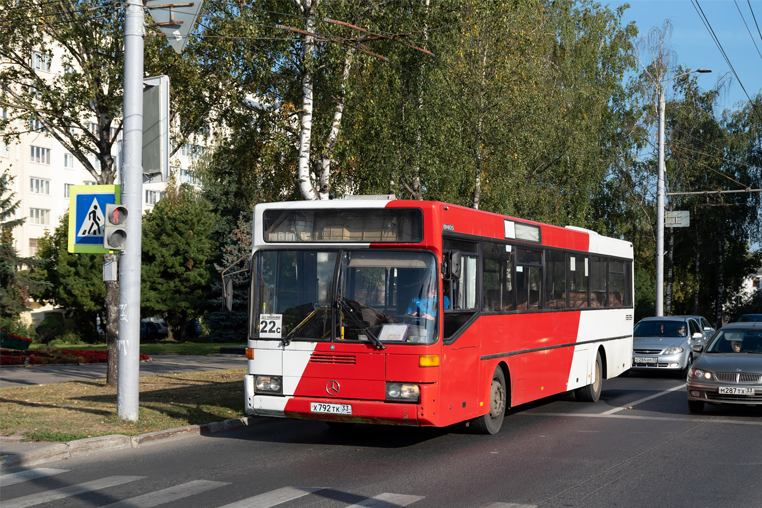 Vladimir region, Mercedes-Benz O405 Nr. Х 792 ТК 33