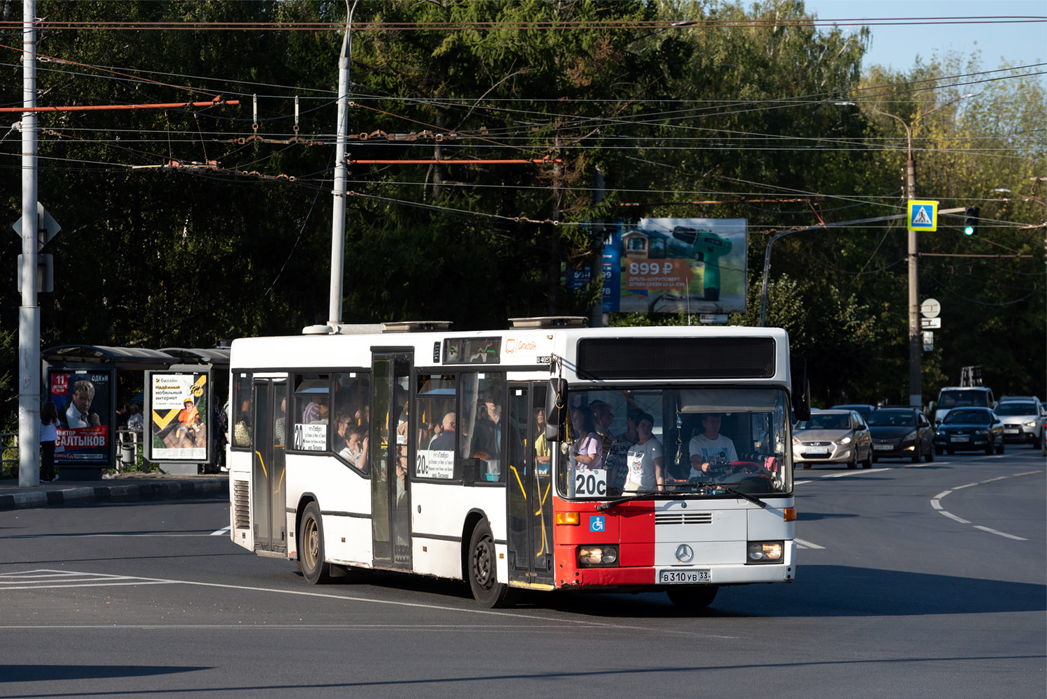 Vladimir region, Mercedes-Benz O405N2 № В 310 УВ 33