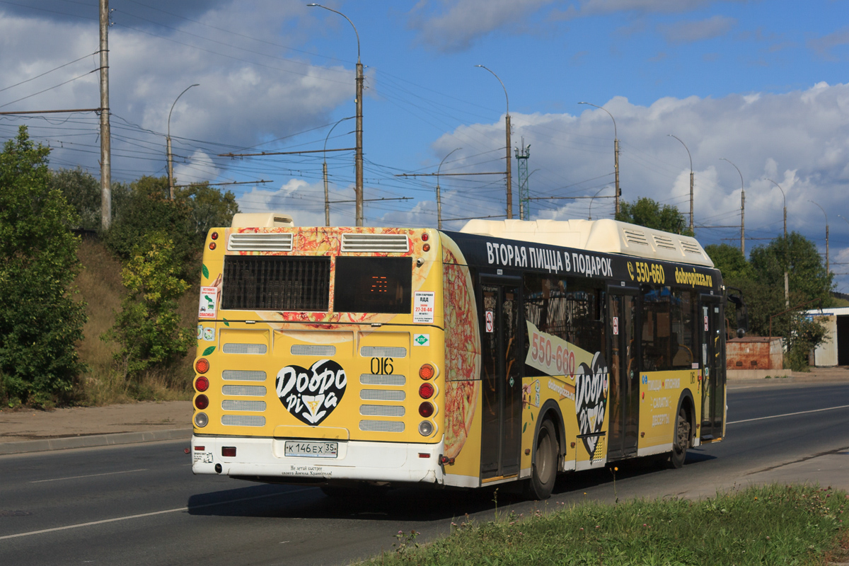 Вологодская область, ЛиАЗ-5292.67 (CNG) № 016