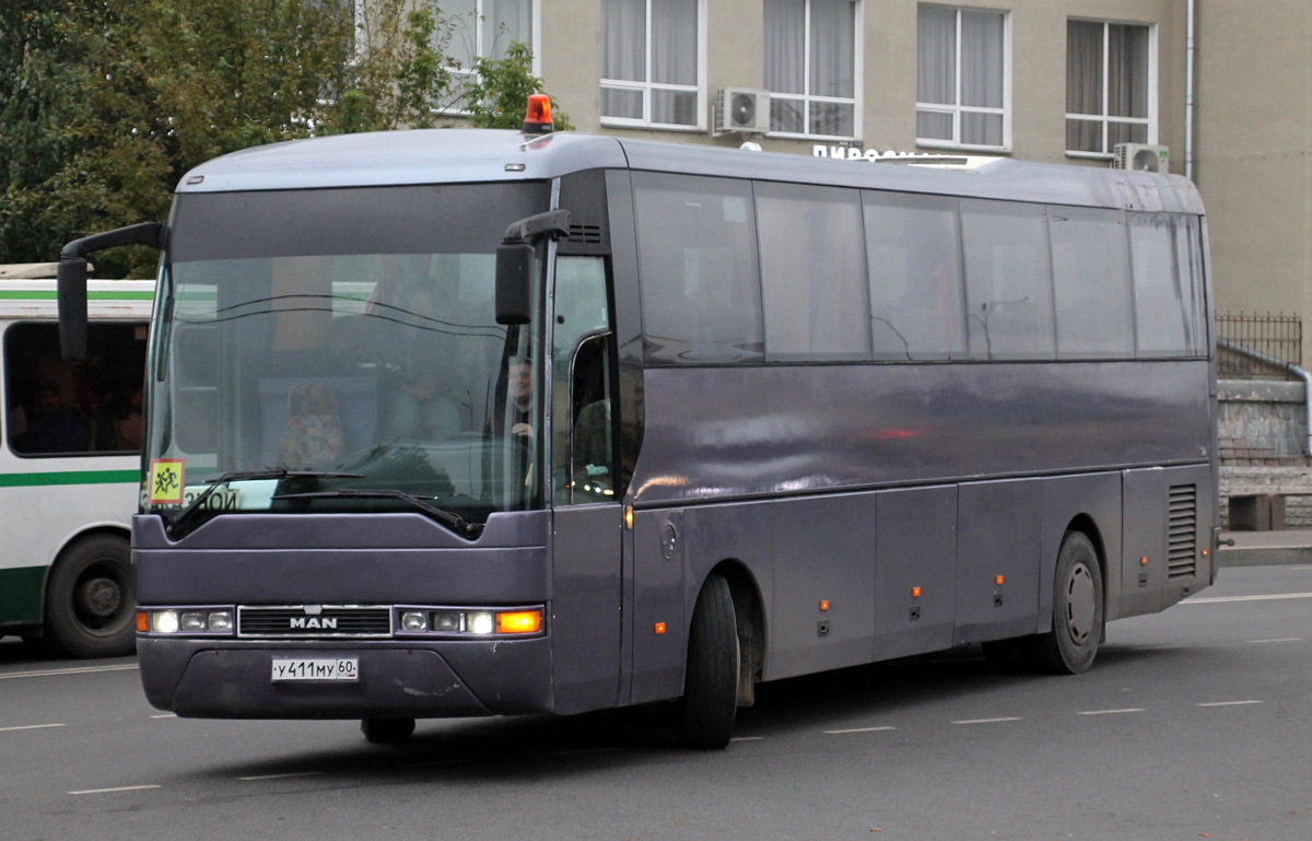 Псковская область, MAN A13 Lion's Coach RH353 № У 411 МУ 60