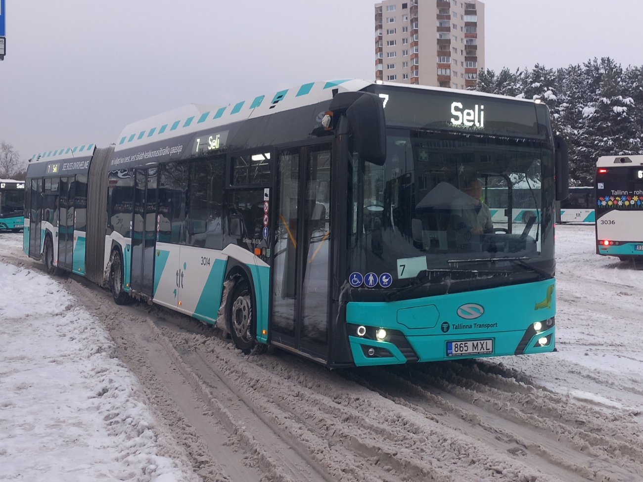 Эстония, Solaris Urbino IV 18 CNG № 3014