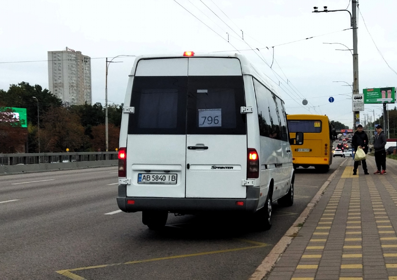 Киевская область, Mercedes-Benz Sprinter W903 313CDI № AB 5840 IB