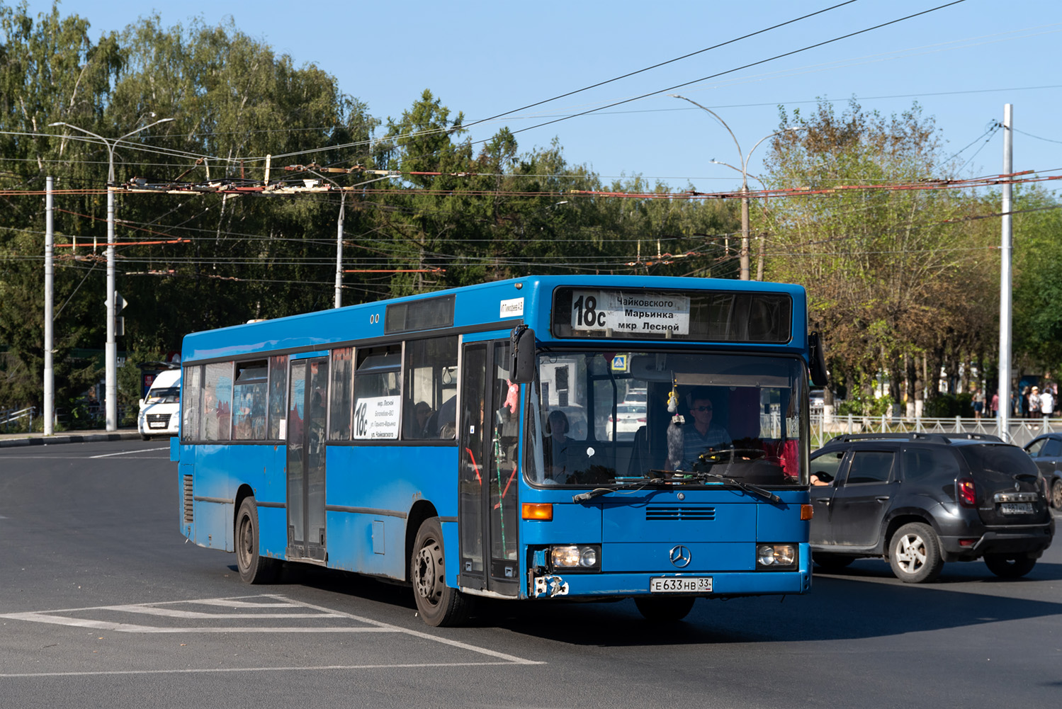 Vladimir region, Mercedes-Benz O405N č. Е 633 НВ 33