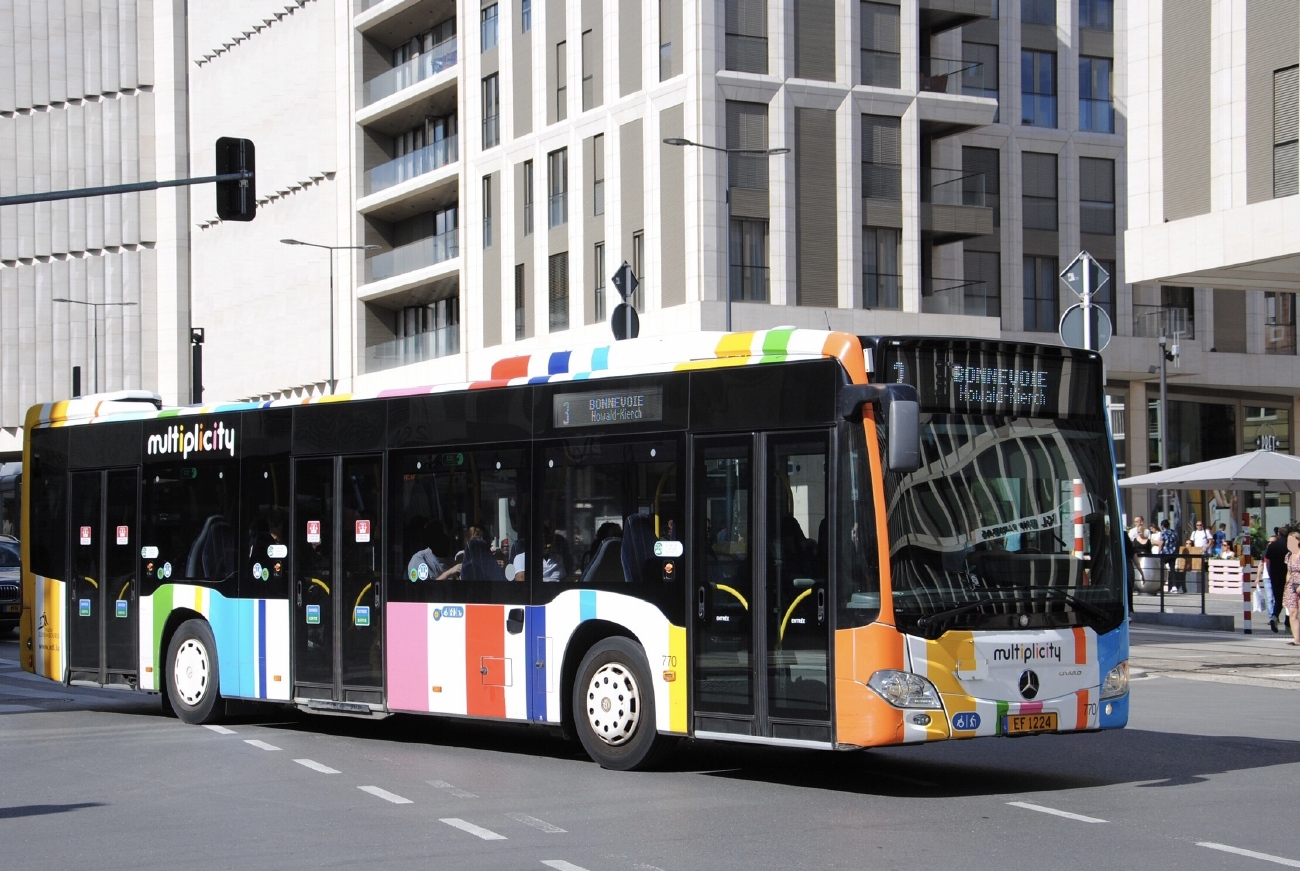 Люксембург, Mercedes-Benz Citaro C2 hybrid № 770