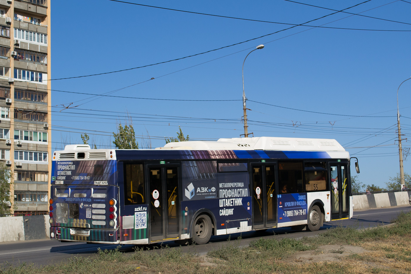 Волгоградская область, ЛиАЗ-5292.67 (CNG) № 4156