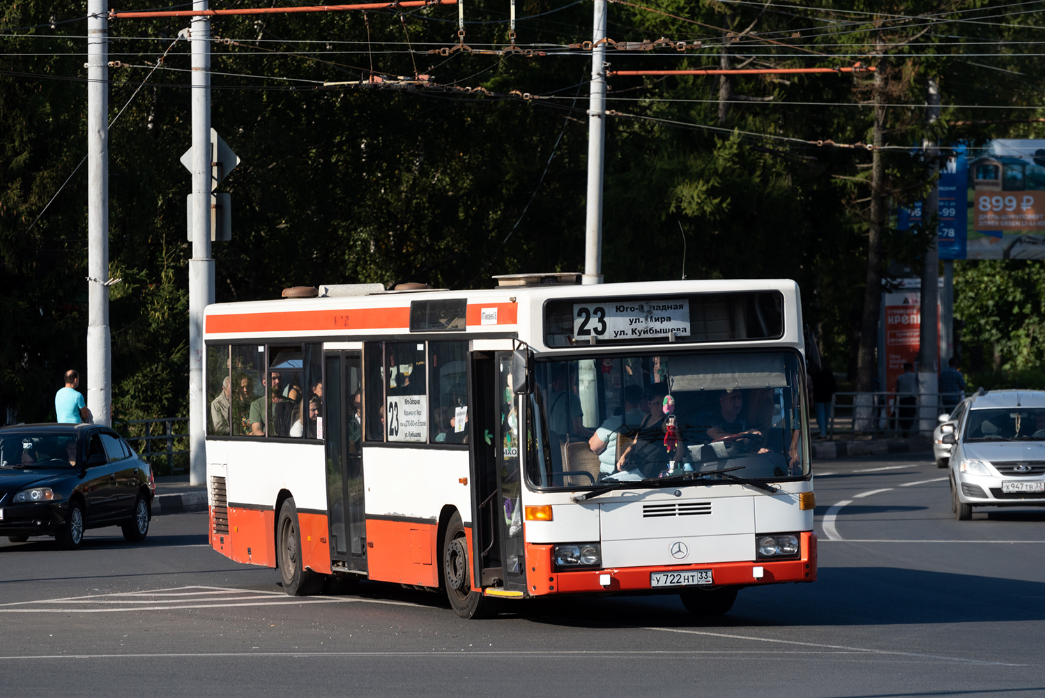 Vladimir region, Mercedes-Benz O405N č. У 722 НТ 33