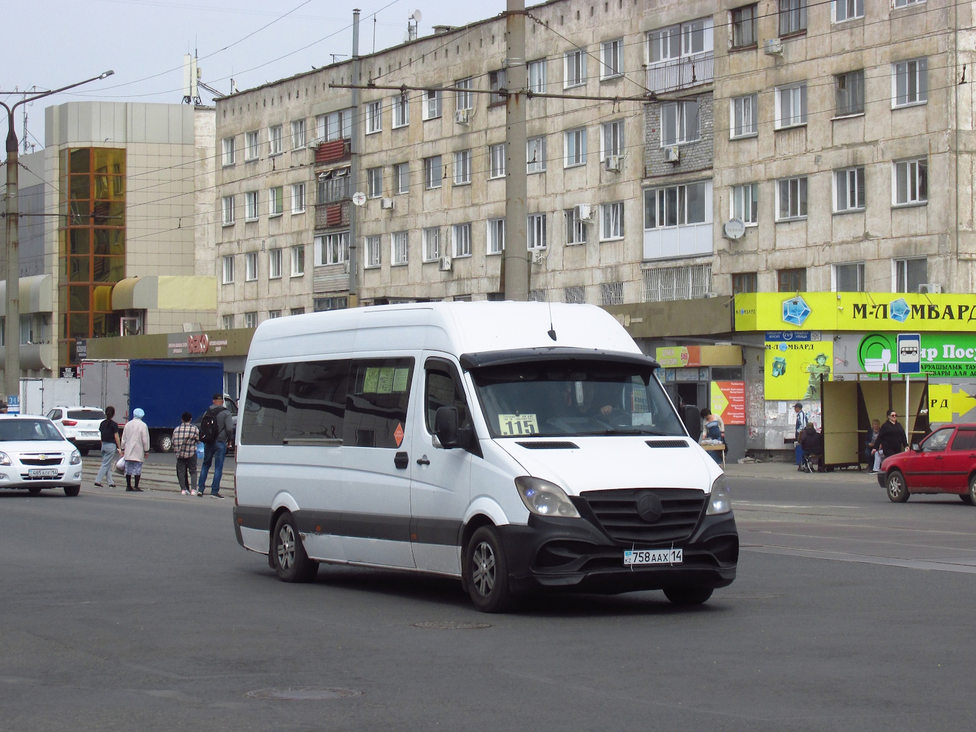 Павлодарская область, Mercedes-Benz Sprinter W906 313CDI № 758 AAX 14