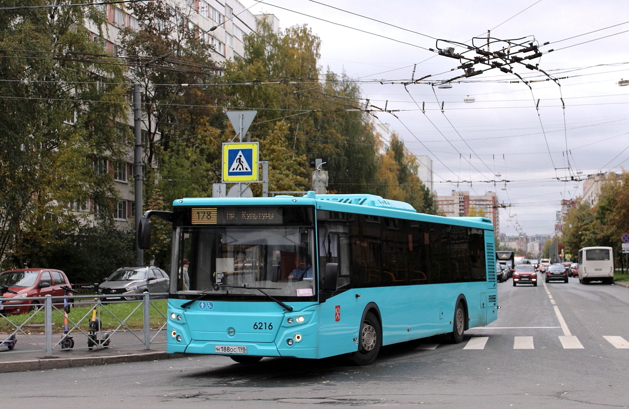 Санкт-Петербург, ЛиАЗ-5292.65 № 6216