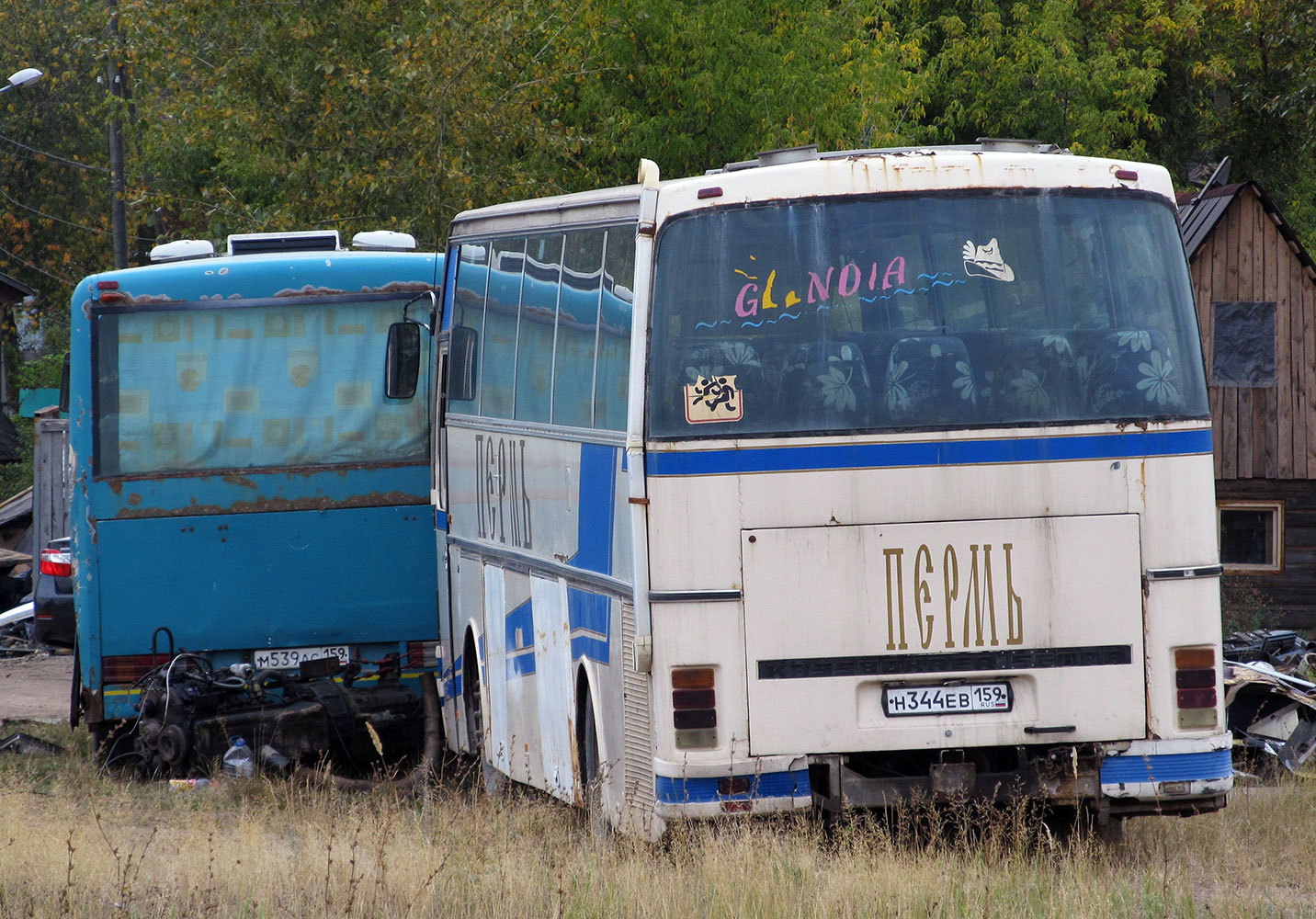 Пермский край, Setra S214HD № Н 344 ЕВ 159; Пермский край, Mercedes-Benz O408 № М 539 АС 159