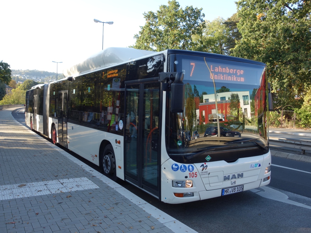Гессен, MAN A40 Lion's City GL NG313 CNG № 105