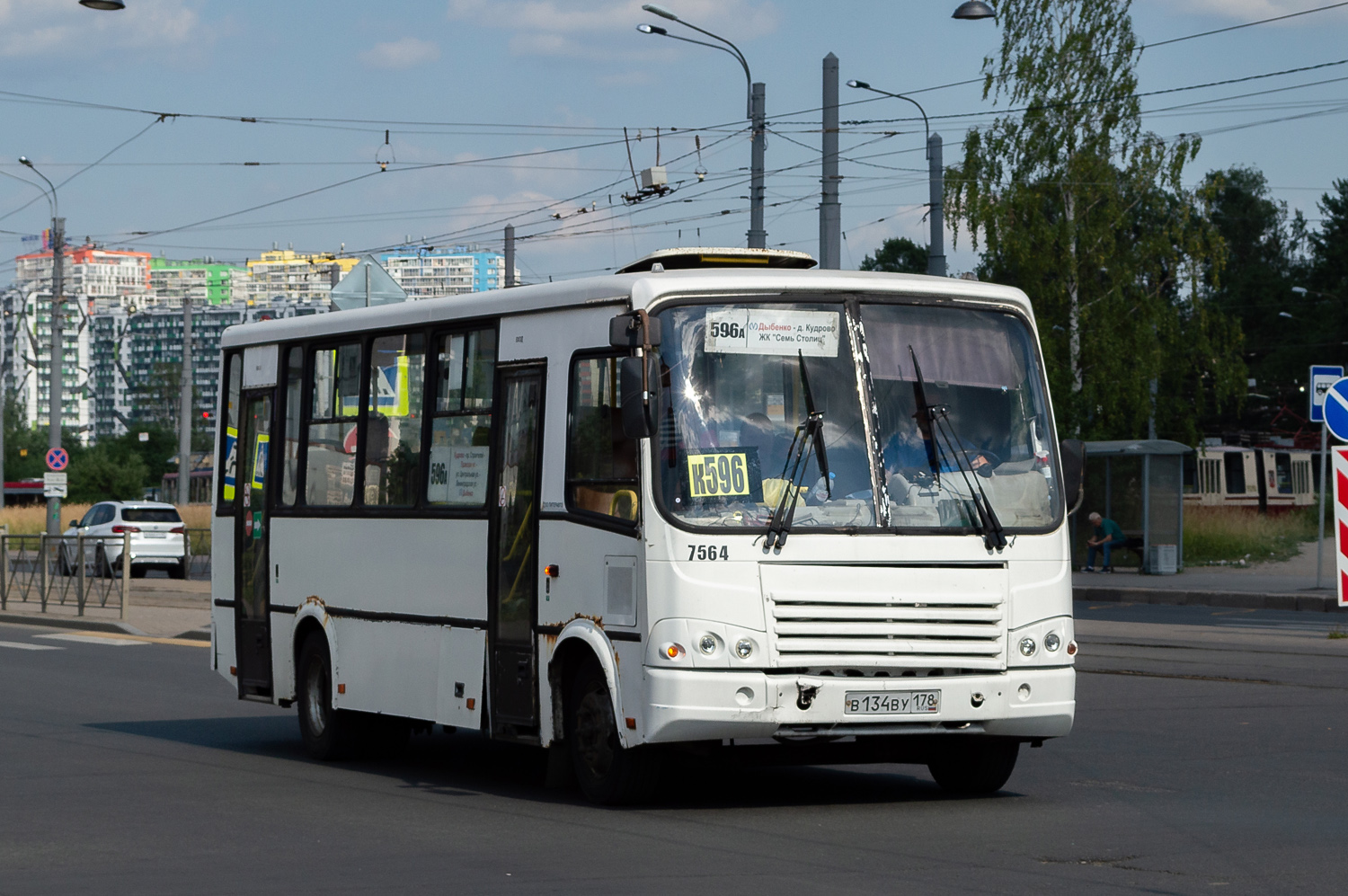 Санкт-Петербург, ПАЗ-320412-05 № 7564