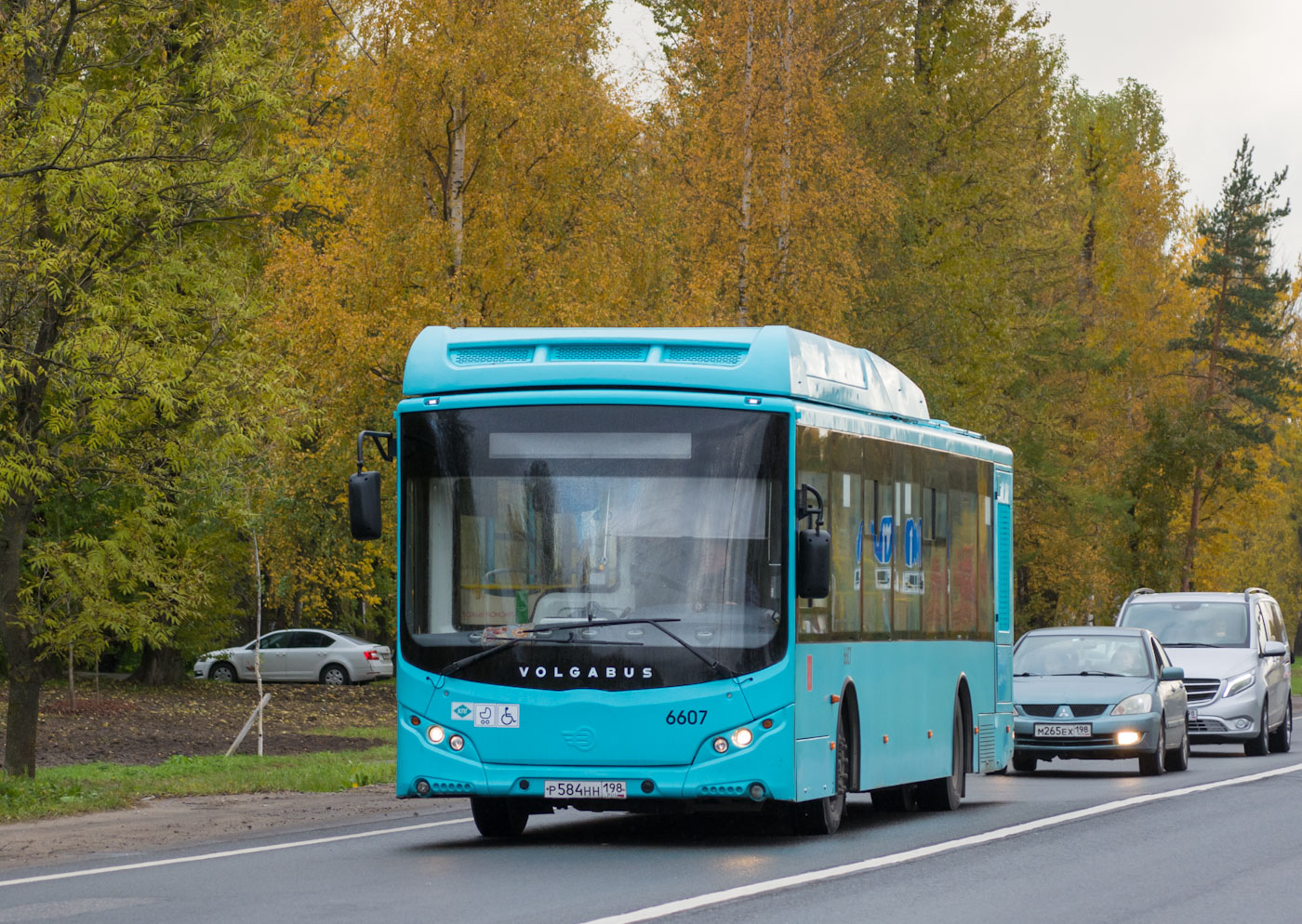 Санкт-Петербург, Volgabus-5270.G4 (CNG) № 6607