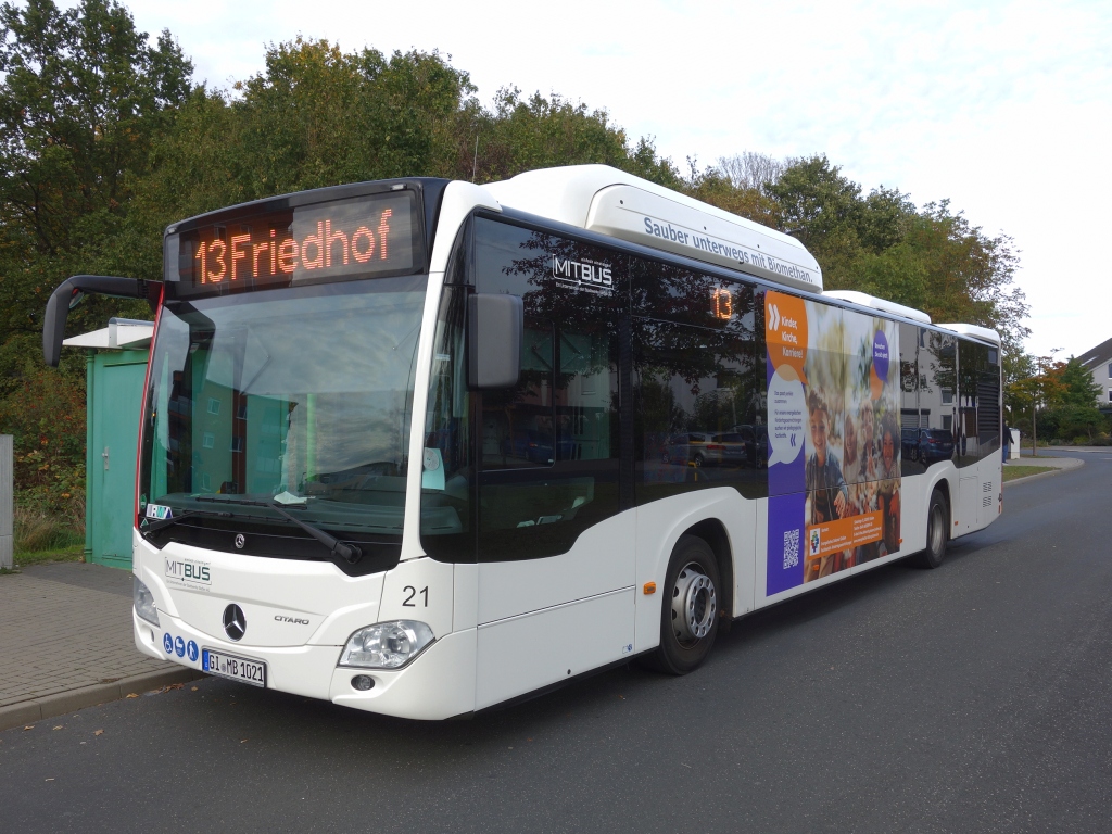 Гессен, Mercedes-Benz Citaro C2 NGT hybrid № 21