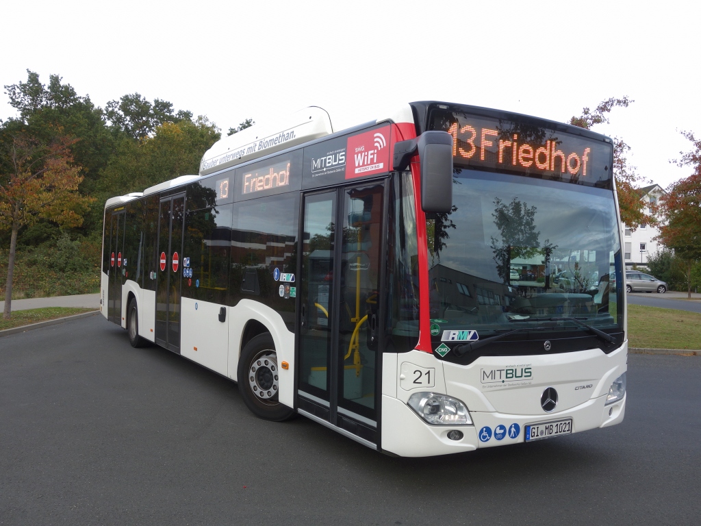 Гессен, Mercedes-Benz Citaro C2 NGT hybrid № 21