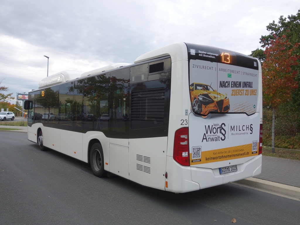 Гессен, Mercedes-Benz Citaro C2 NGT hybrid № 23