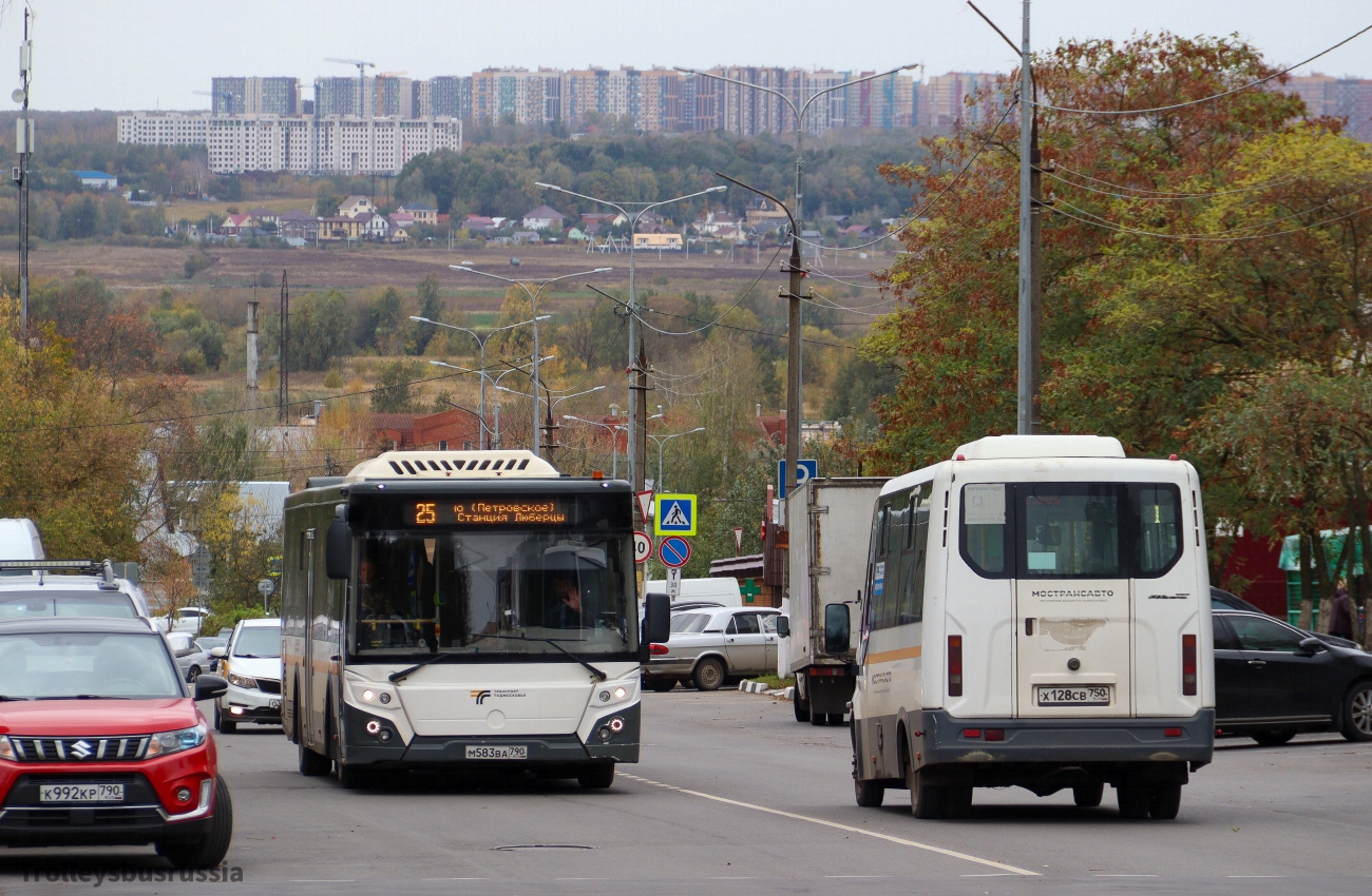 Obwód moskiewski, LiAZ-5292.65-03 Nr 014077; Obwód moskiewski, Luidor-2250DS (GAZ Next) Nr 014191