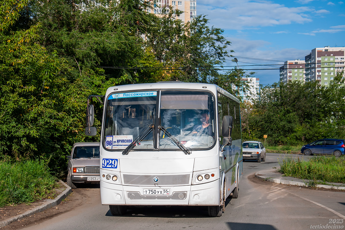 Омская область, ПАЗ-320414-04 "Вектор" (1-2) № 929