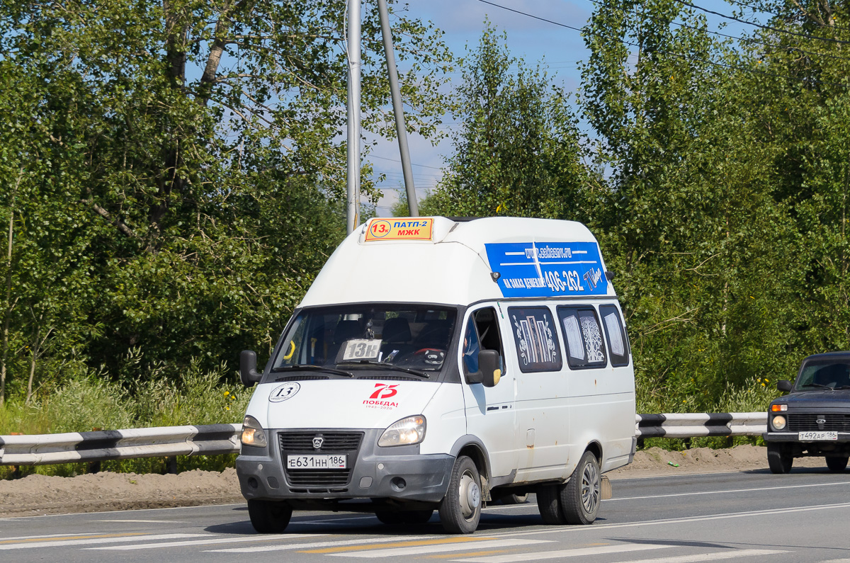 Khanty-Mansi AO, Luidor-225000 (GAZ-3221) č. Е 631 НН 186