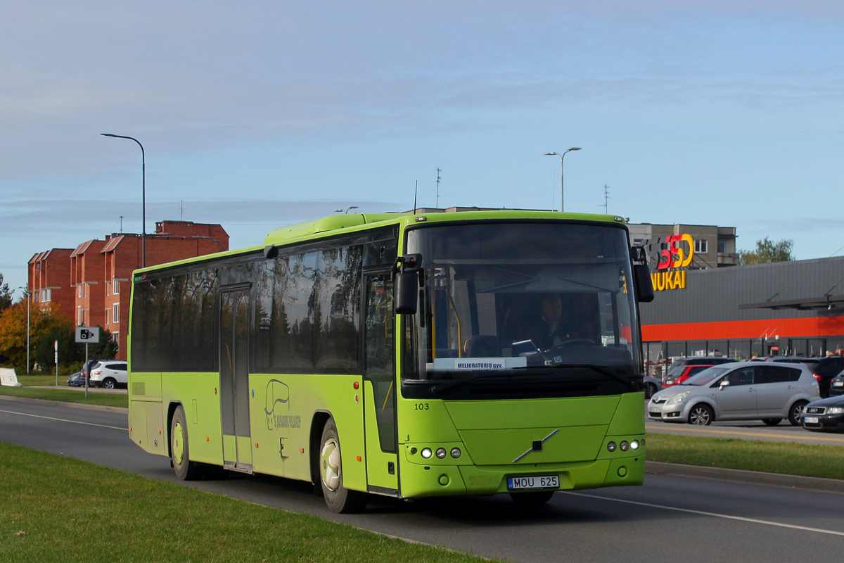 Литва, Volvo 8700LE № 103