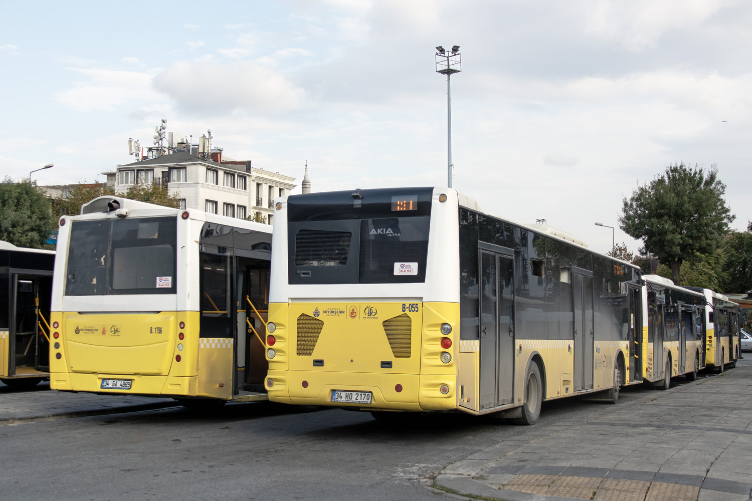 Турция, TEMSA Avenue 12LF № B-1756; Турция, Akia Ultra LF12 (Yeni) № B-055