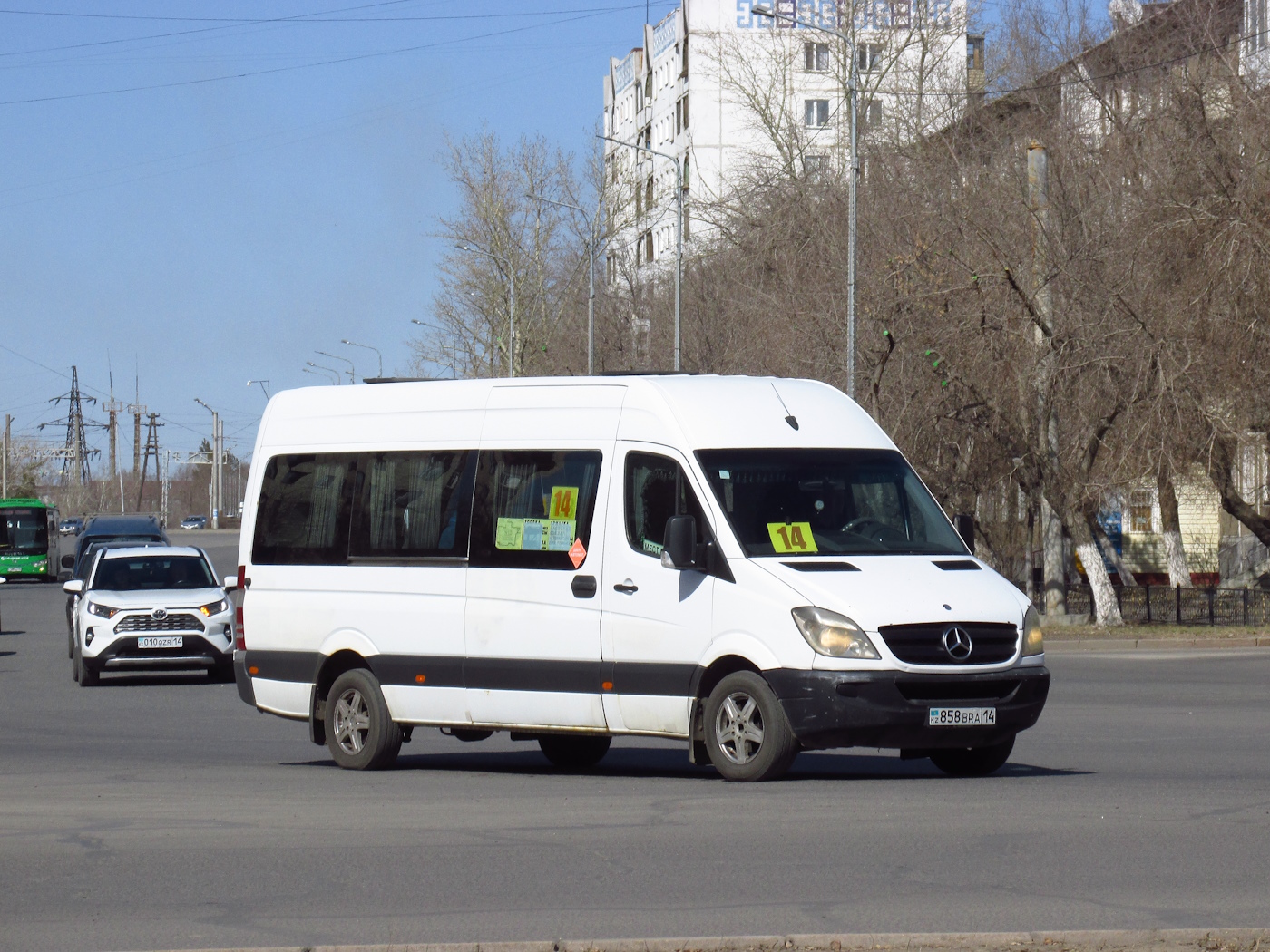 Павлодарская область, Mercedes-Benz Sprinter W906 № 858 BRA 14