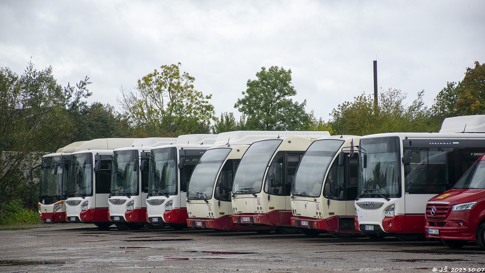Litvánia — Bus depots