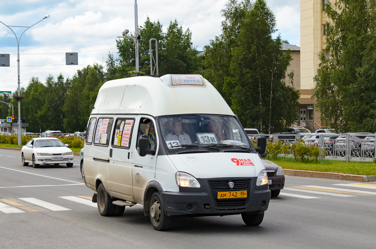 Khanty-Mansi AO, Luidor-225000 (GAZ-3221) № АМ 742 86