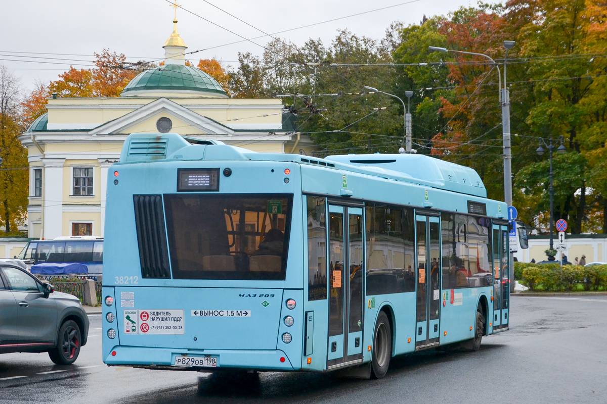 Санкт-Петербург, МАЗ-203.948 № 38212