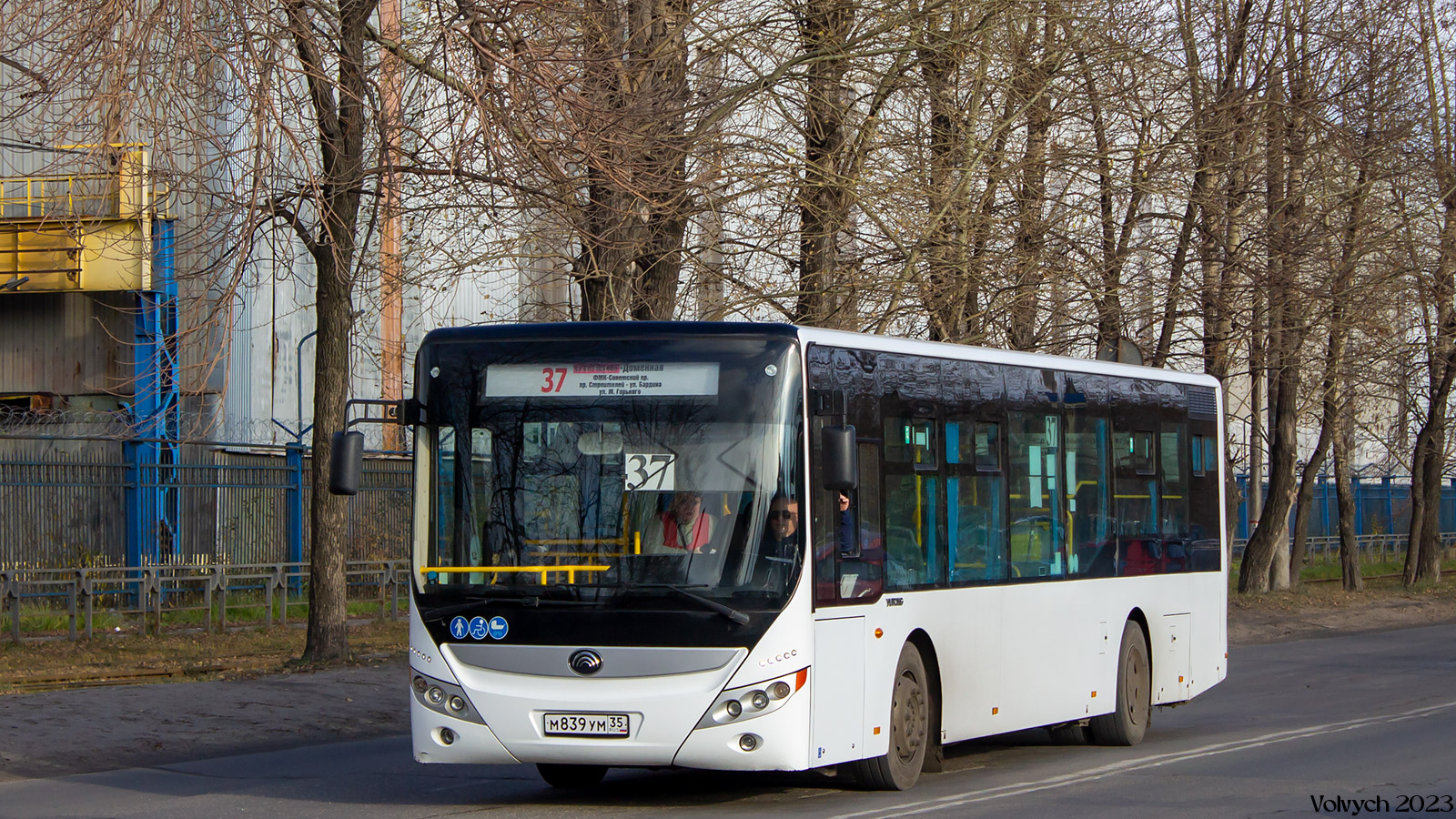 Вологодская область, Yutong ZK6118HGA № М 839 УМ 35