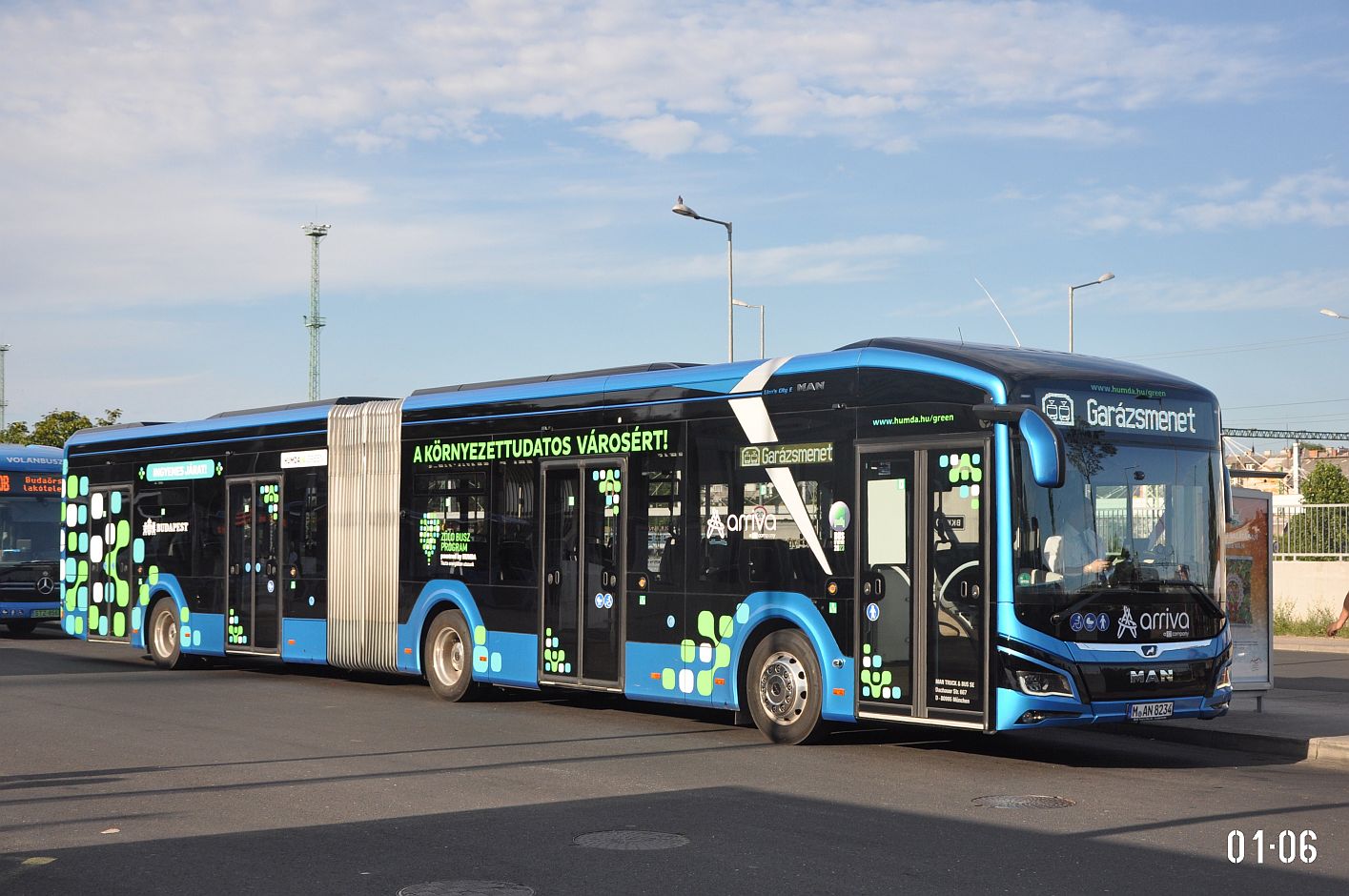 Венгрия, MAN 18C Lion's City 18 E NG734 № M-AN 8234