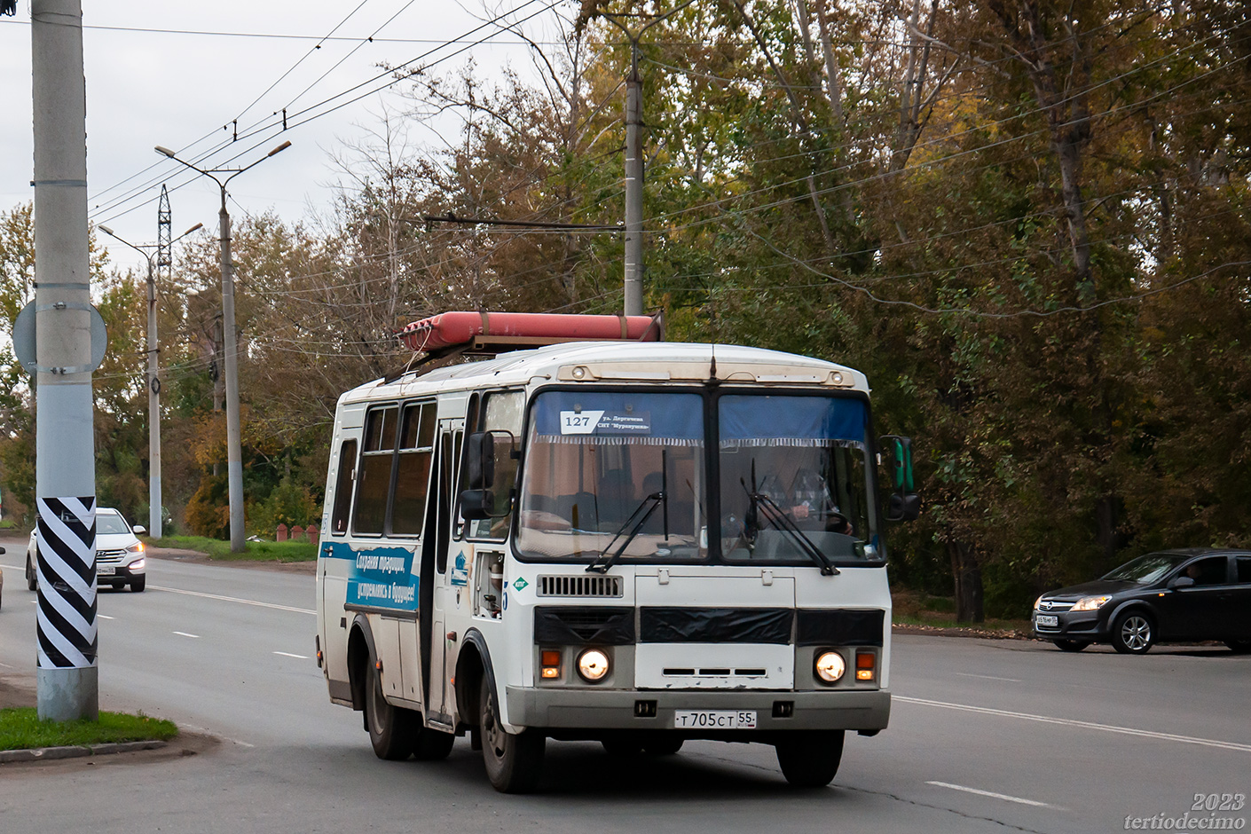 Омская область, ПАЗ-32053 № 215