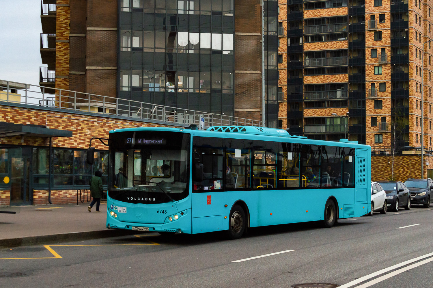 Санкт-Пецярбург, Volgabus-5270.G4 (LNG) № 6743