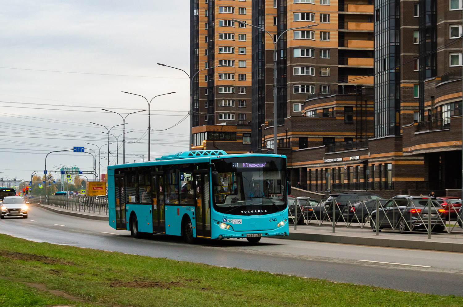 Санкт-Пецярбург, Volgabus-5270.G4 (LNG) № 6743