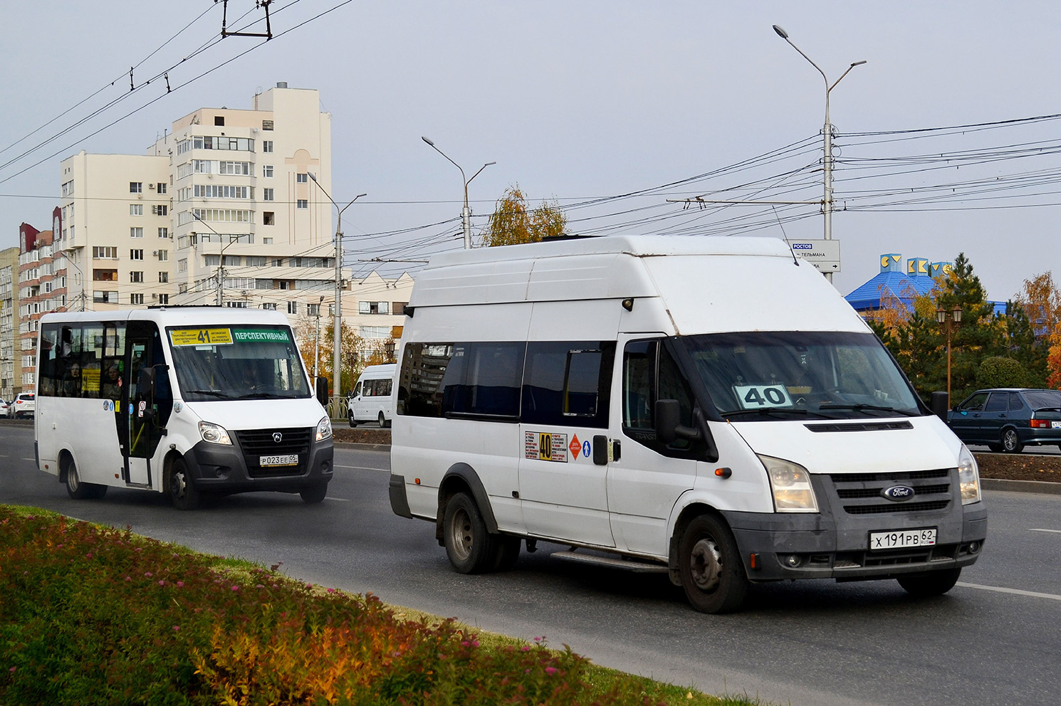 Kraj Stawropolski, Nizhegorodets-222708  (Ford Transit) Nr Х 191 РВ 62