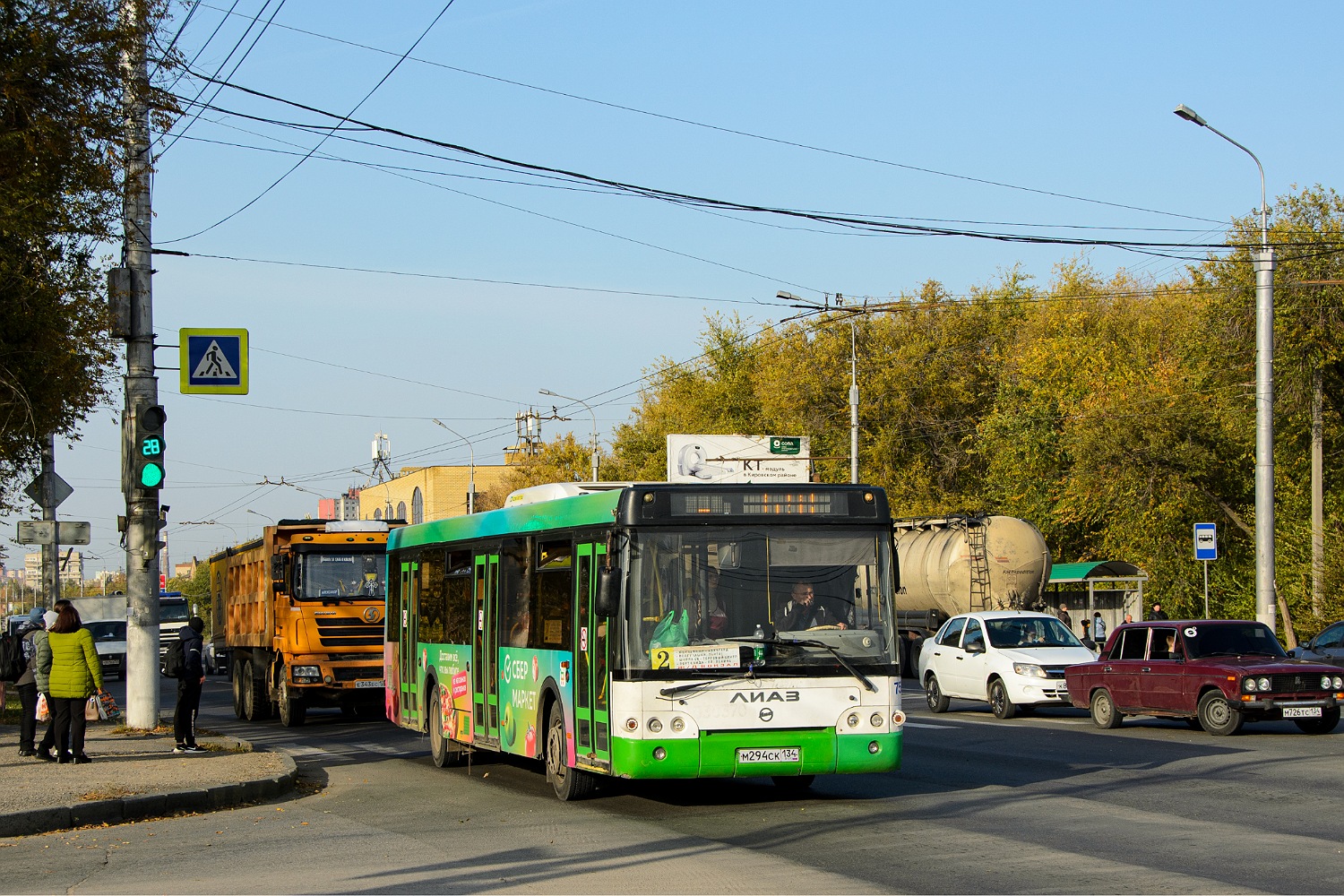 Волгоградская область, ЛиАЗ-5292.22 (2-2-2) № 7563