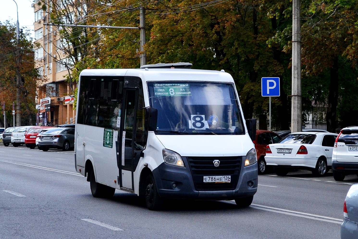 Ставропольский край, ГАЗ-A63R42 Next № Е 786 НЕ 126