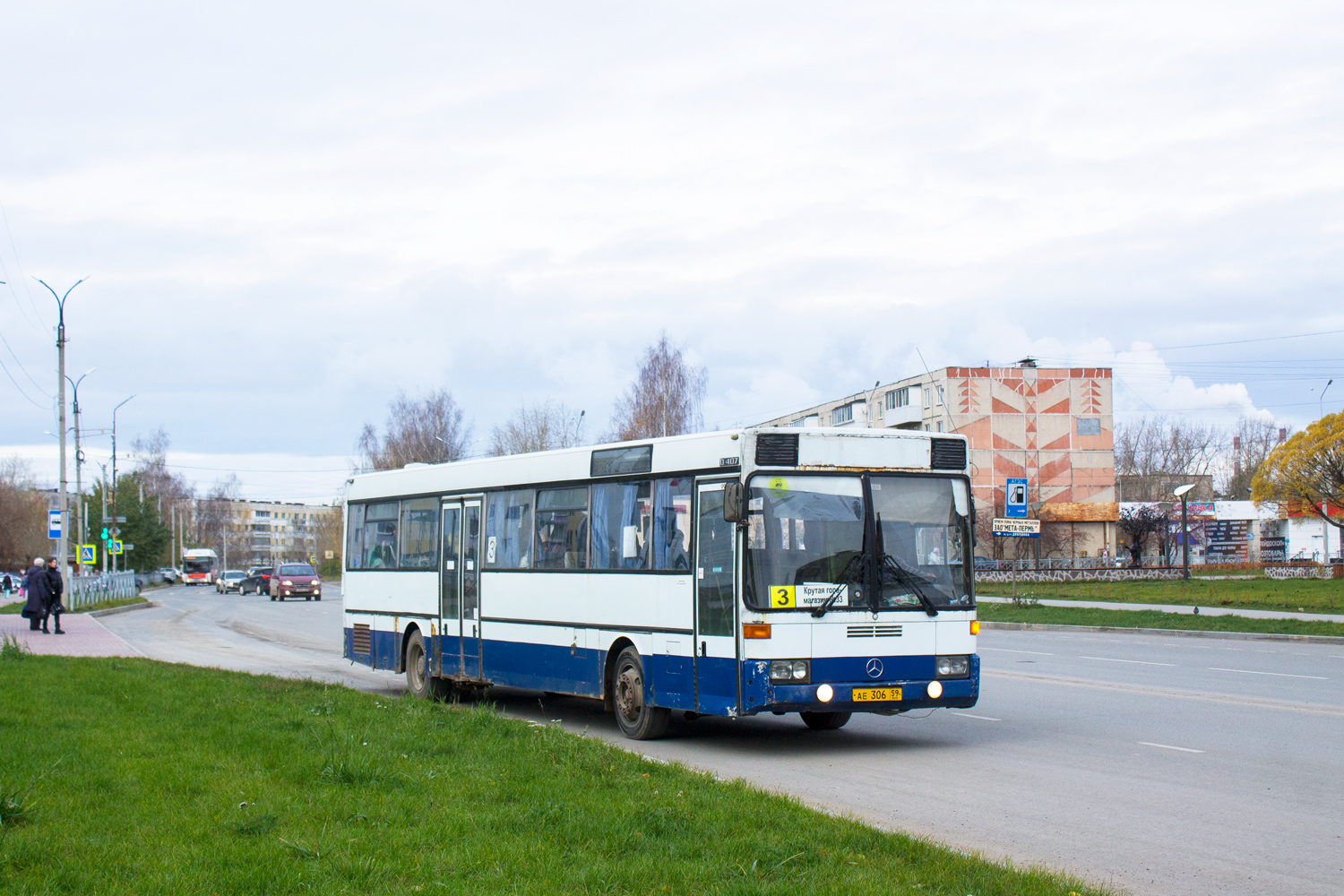 Пермский край, Mercedes-Benz O407 № АЕ 306 59