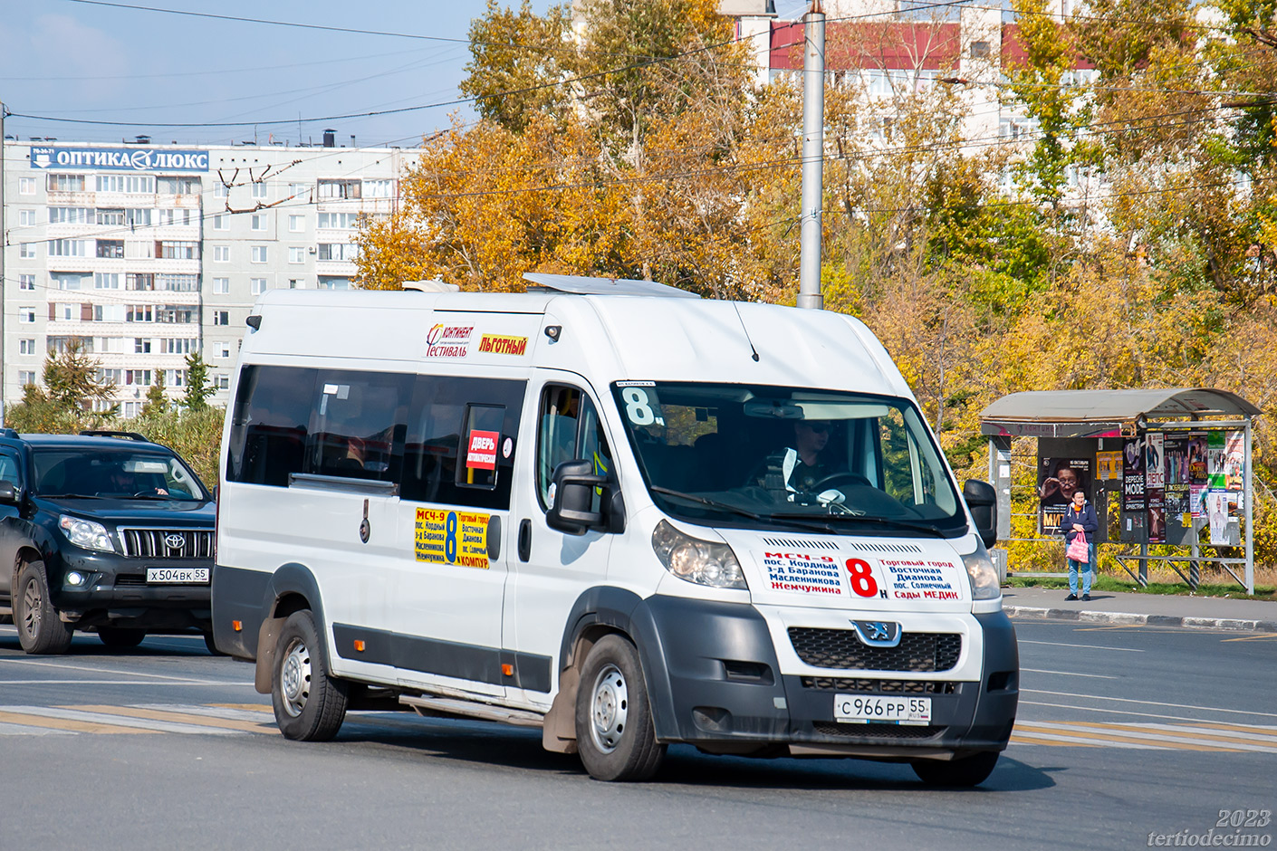 Омская область, Нижегородец-2227SK (Peugeot Boxer) № С 966 РР 55