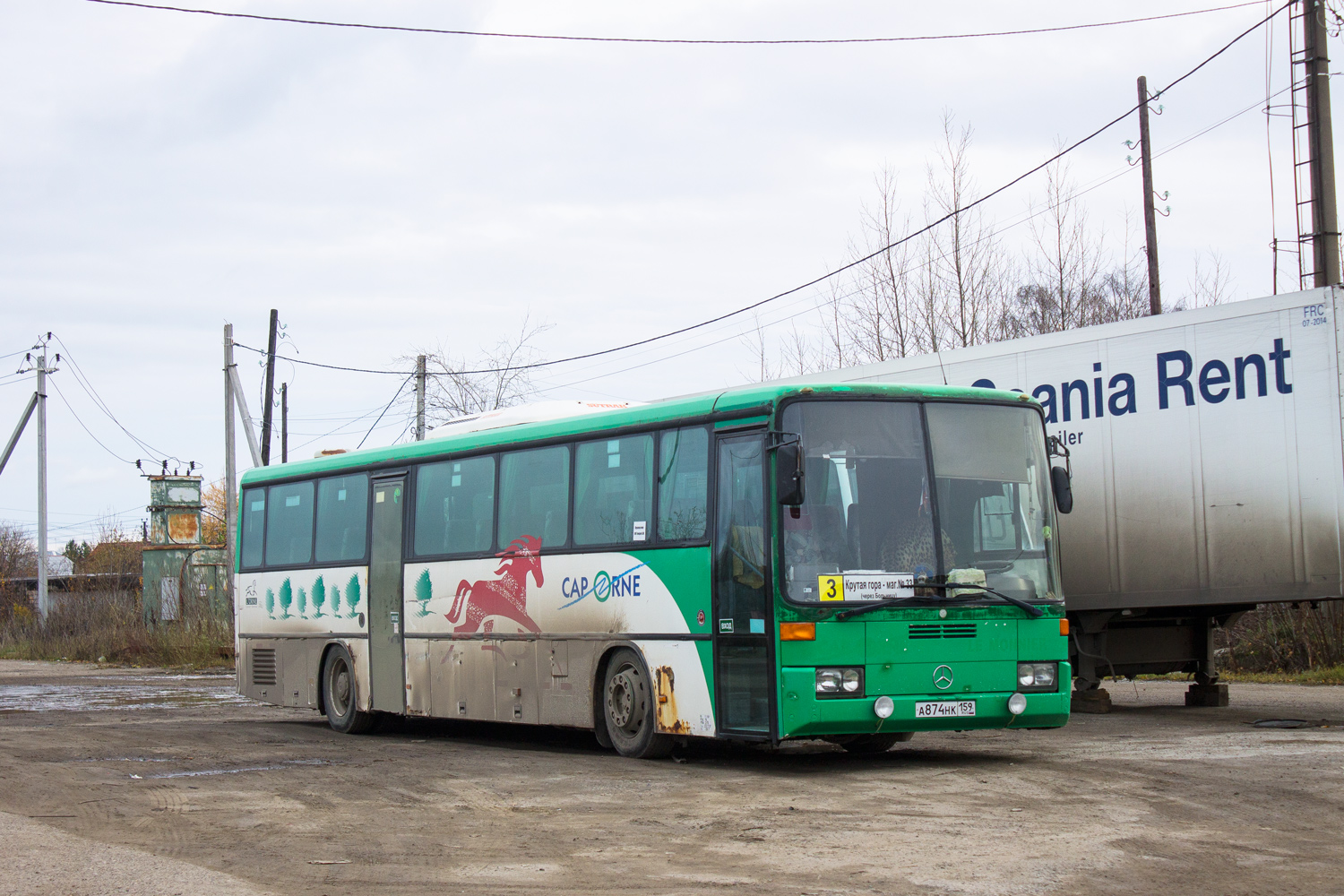 Пермский край, Mercedes-Benz O408 № А 874 НК 159