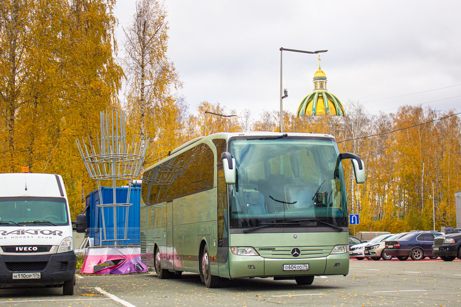 Chelyabinsk region, Mercedes-Benz O580-15RHD Travego Nr. О 604 ОО 74