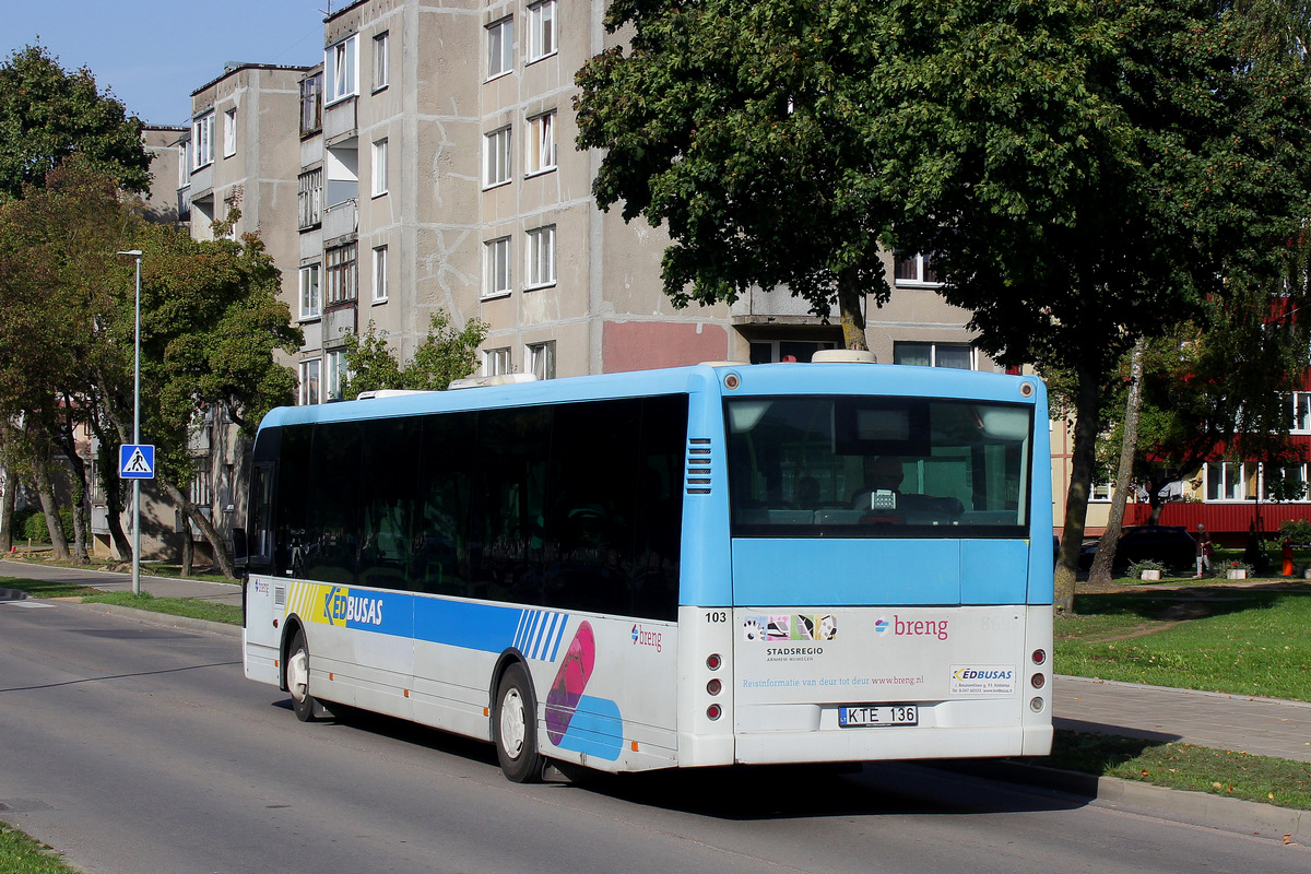 Литва, VDL Berkhof Ambassador 200 № 103