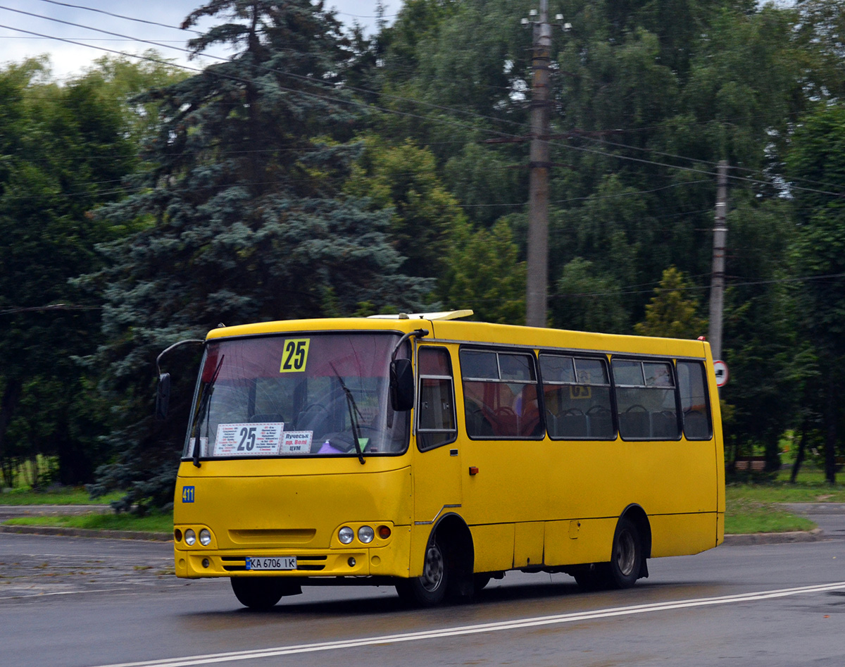 Волынская область, Богдан А09201 № KA 6706 IK