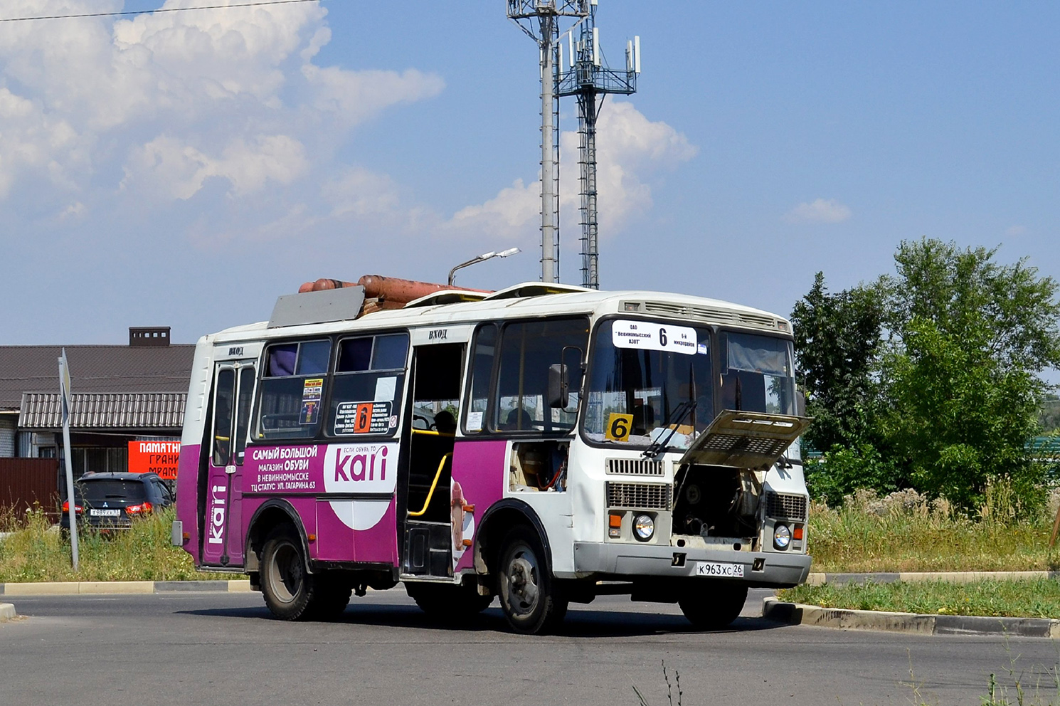 Ставропольский край, ПАЗ-32054 № К 963 ХС 26